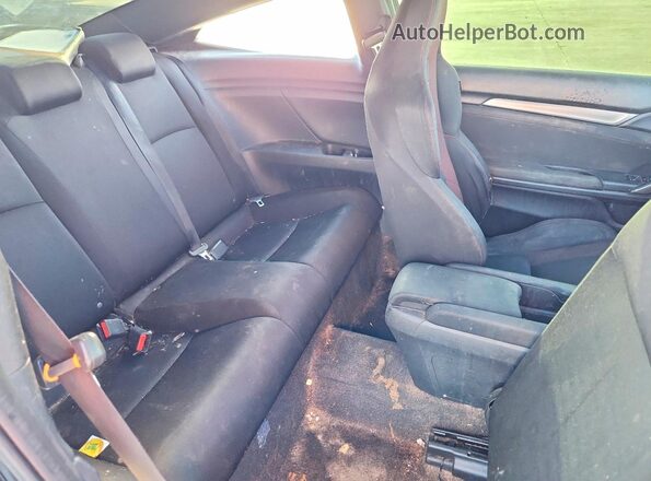 2HGFC3A57LH753829 2020 HONDA CIVIC Black Widok wnętrza z tyłu