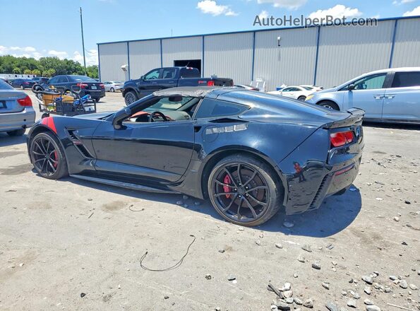 1G1YY2D76J5105461 2018 CHEVROLET CORVETTE Black უკანა მარჯვენა