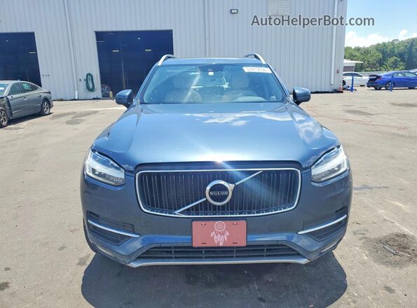 YV4102XK7J1337944 2018 VOLVO XC90 Blue Вид ззаду