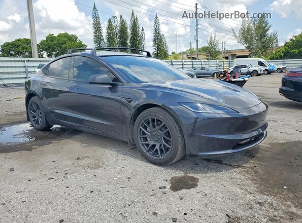 5YJ3E1EA6SF998777 2025 TESLA MODEL 3 Gray Դիմացի տեսք