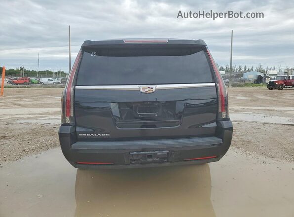 1GYS4KKJ1JR276371 2018 CADILLAC ESCALADE Black Front interior view