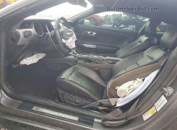 1FA6P8TH7P5108401 2023 FORD MUSTANG Gray Widok deski rozdzielczej