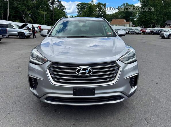 KM8SMDHF7JU271060 2018 HYUNDAI SANTA Silver 