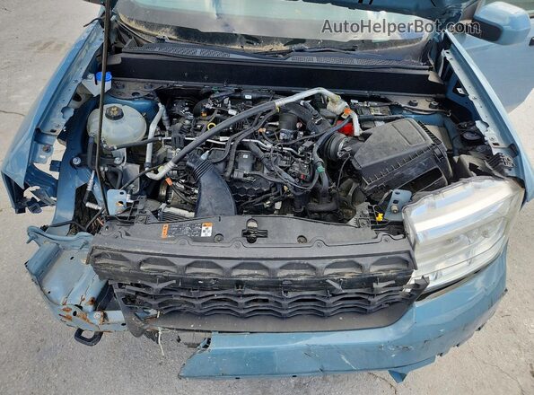 3FTTW8F98NRA11187 2022 FORD MAVERICK Blue Вид підкапотного простору