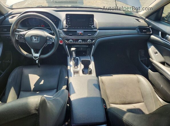 1HGCV1F18KA136413 2019 HONDA ACCORD Silver Вид щитка приладів