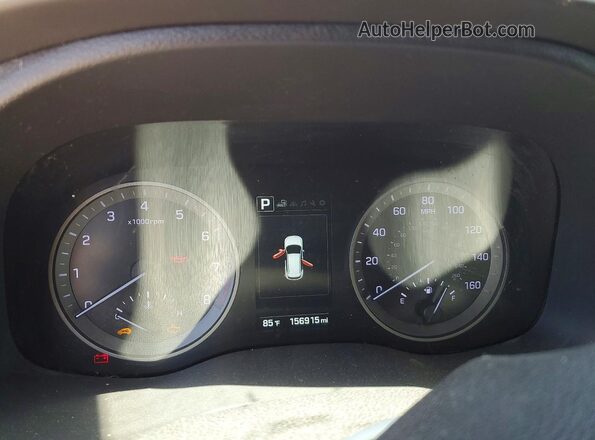KM8J3CA27GU108708 2016 HYUNDAI TUCSON Orange Вид задніх сидінь