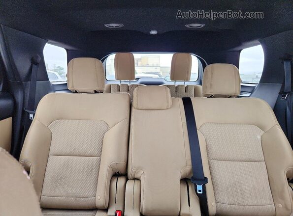1FM5K7B87GGC53759 2016 FORD EXPLORER Red Vista interior trasera