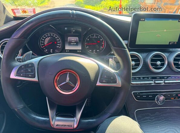 WDDWJ6EB1HF479421 2017 MERCEDES-BENZ C Red 
