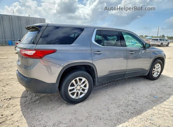 1GNERFKW6KJ188298 2019 CHEVROLET TRAVERSE Gray 