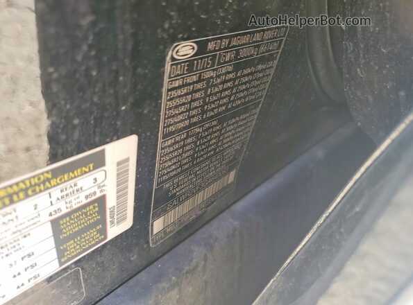 SALWR2VF3GA640063 2016 LAND ROVER RANGE ROVER Black 