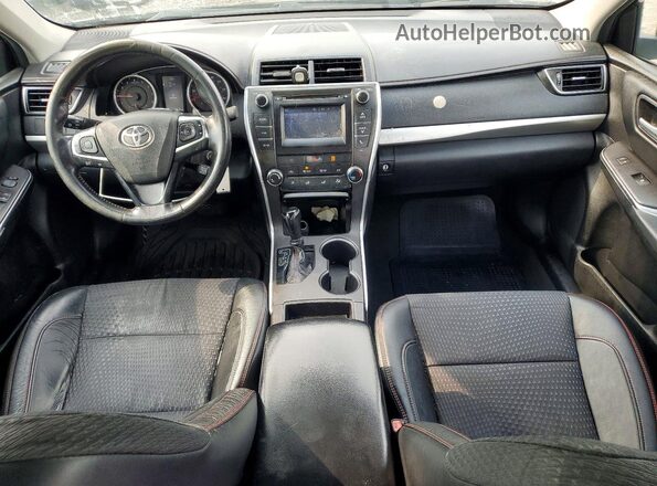4T1BF1FK6HU314497 2017 TOYOTA CAMRY Black Vista del cuadro de instrumentos