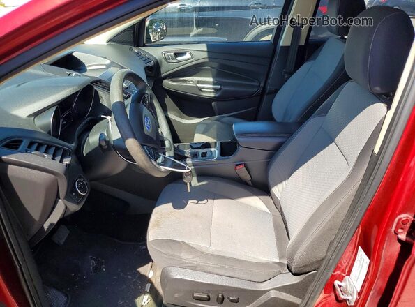 1FMCU9GDXHUE04079 2017 FORD ESCAPE Red Dashboard view