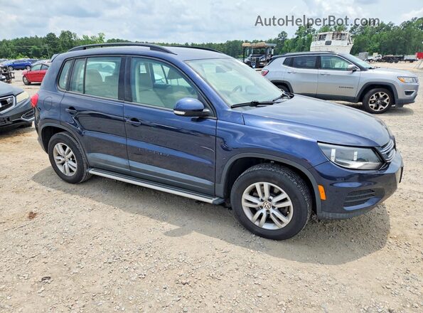 WVGAV7AX3GW600699 2016 VOLKSWAGEN TIGUAN Blue Widok z przodu
