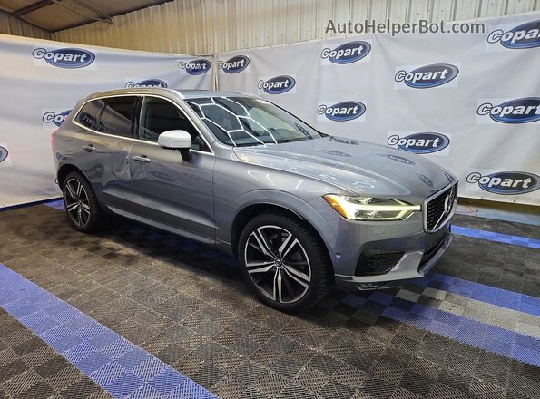 YV4A22RM6K1351487 2019 VOLVO XC60 Gray წინა ხედი