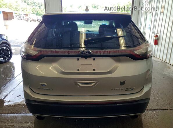 2FMPK4K91JBC22554 2018 FORD EDGE Silver Front interior view