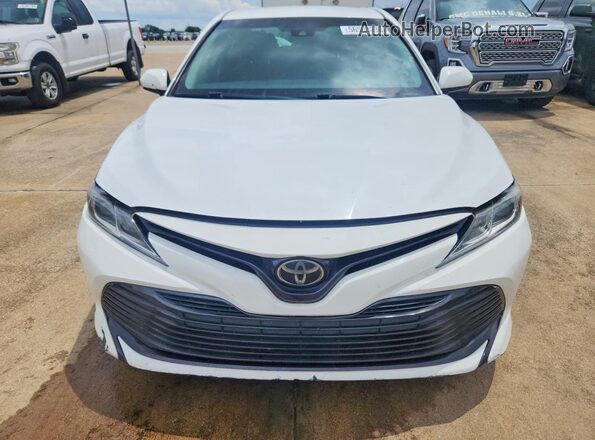 4T1B11HK5JU074019 2018 TOYOTA CAMRY White Вид ззаду