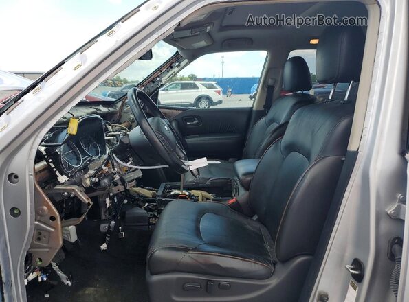 JN8AY2ND4LX016688 2020 NISSAN ARMADA Silver Вид панелі приладів
