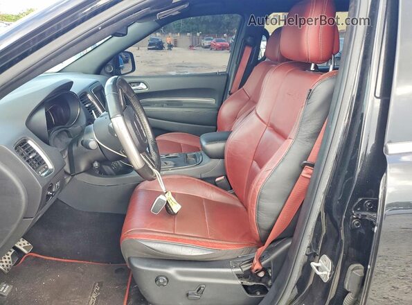 1C4SDJGJ8LC296275 2020 DODGE DURANGO Black Dashboard view