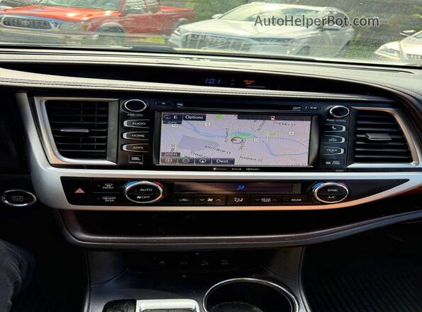 5TDDZRFH5KS996078 2019 TOYOTA HIGHLANDER White Սարքավորումների վահանակի տեսք