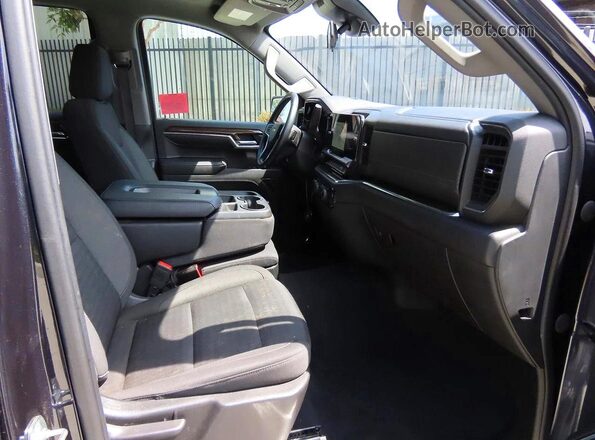 2GCPACED9P1125148 2023 CHEVROLET SILVERADO Black Հետևի տեսք