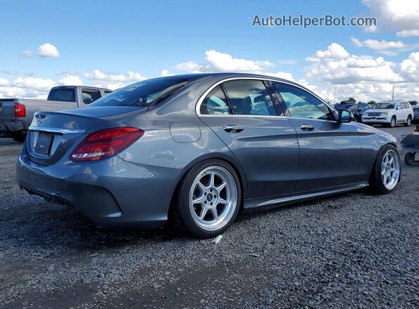 55SWF4JB3HU232572 2017 MERCEDES-BENZ C Gray 