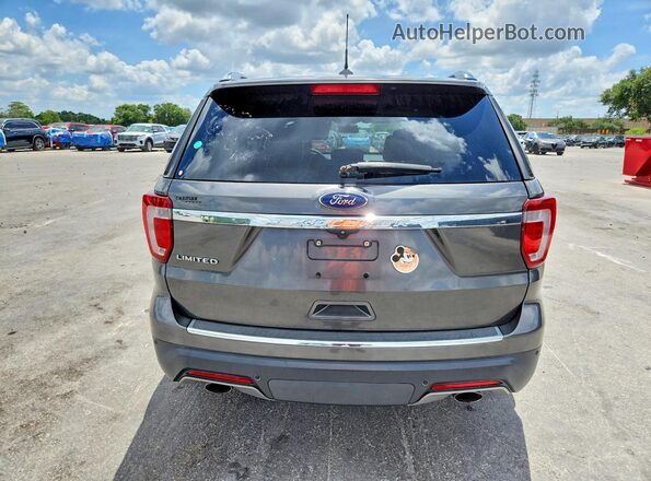 1FM5K7F82KGB41521 2019 FORD EXPLORER Gray Widok wnętrza z przodu