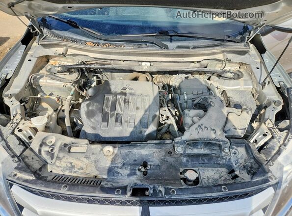 JA4AT3AA4KZ031815 2019 MITSUBISHI ECLIPSE Silver VIN კოდის სტიკერის ხედი