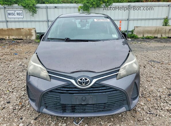 VNKKTUD34HA075731 2017 TOYOTA YARIS Charcoal Вид ззаду