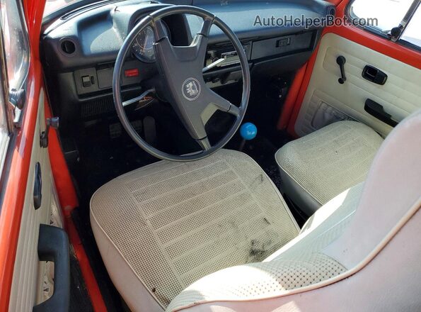 1342529641 1974 VOLKSWAGEN BEETLE Orange წინა პანელის ხედი