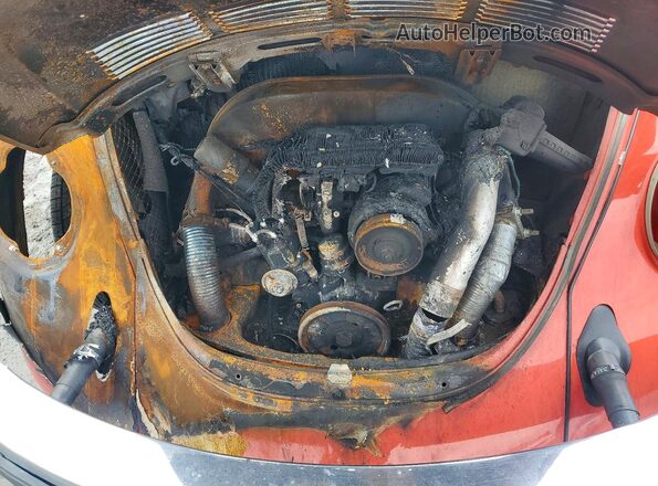 1342529641 1974 VOLKSWAGEN BEETLE Orange უკანა სალონის ხედი