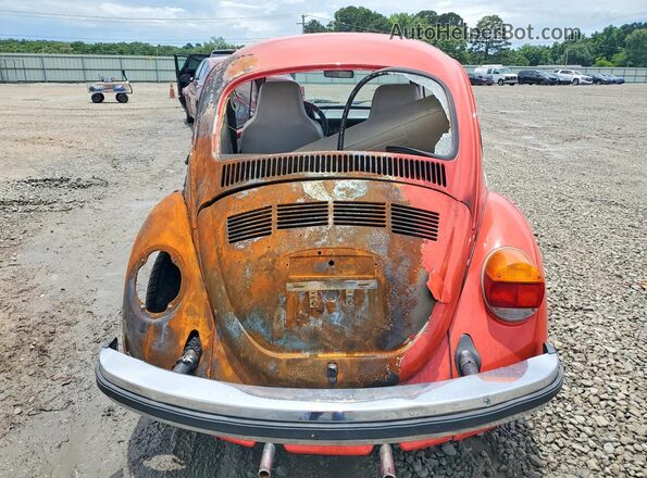 1342529641 1974 VOLKSWAGEN BEETLE Orange უკანა ხედი