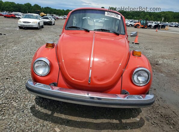 1342529641 1974 VOLKSWAGEN BEETLE Orange წინა ხედი