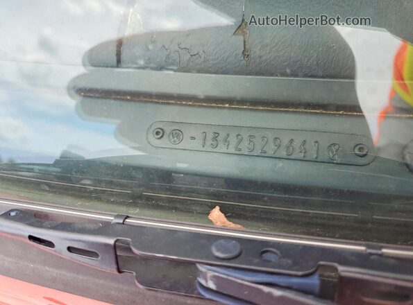 1342529641 1974 VOLKSWAGEN BEETLE Orange ძრავის განყოფილების ხედი
