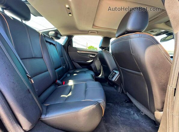 2G1105S35K9138482 2019 CHEVROLET IMPALA Black Vista interior delantera