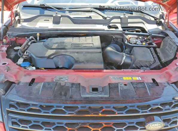 SALCR2FX4KH784389 2019 LAND ROVER DISCOVERY Red Вид наклейки з VIN-кодом