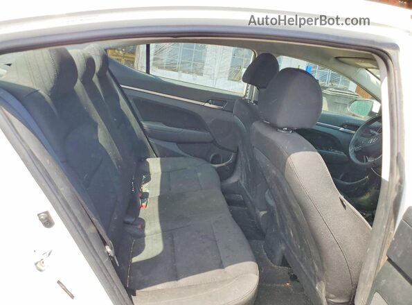 5NPD84LF6LH570853 2020 HYUNDAI ELANTRA White უკანა სალონის ხედი