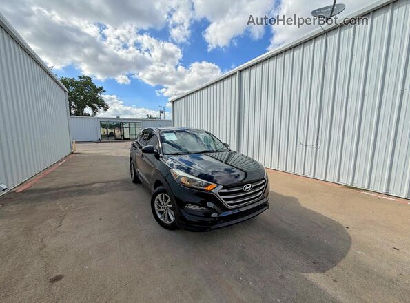 KM8J23A47JU700492 2018 HYUNDAI TUCSON Черный Задняя левая четверть