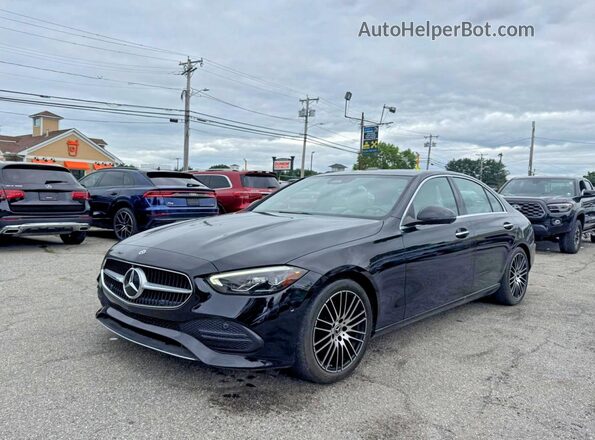 W1KAF4GB4NR042438 2022 MERCEDES-BENZ C Черный Задняя правая четверть