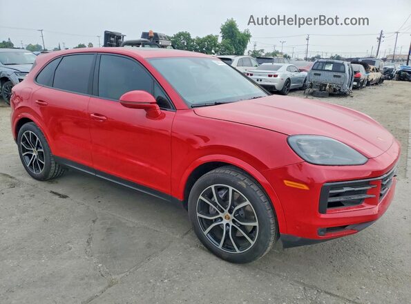 WP1AA2AY5RDA02039 2024 PORSCHE CAYENNE Красный Вид спереди