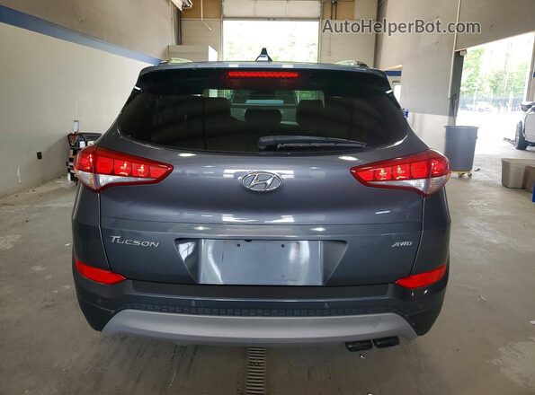 KM8J3CA20JU823336 2018 HYUNDAI TUCSON Gray წინა სალონის ხედი