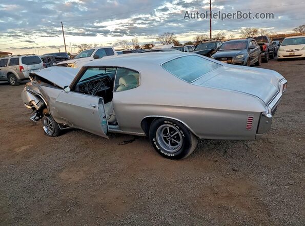 136370L163779 1970 CHEVROLET CHEVELLE Silver უკანა მარცხენა