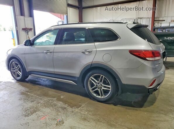 KM8SRDHF8KU310659 2019 HYUNDAI SANTA Silver Trasero derecho