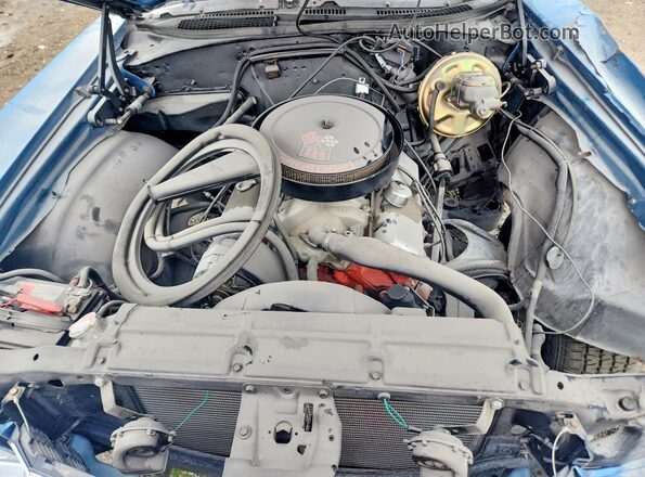 136670B122821 1970 CHEVROLET CHEVELLE Blue Widok wnętrza z tyłu