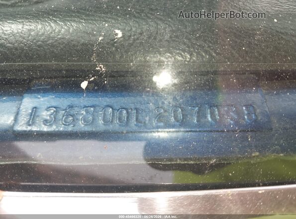 136800L207038     1970 CHEVROLET EL Синий Вид подкапотного пространства