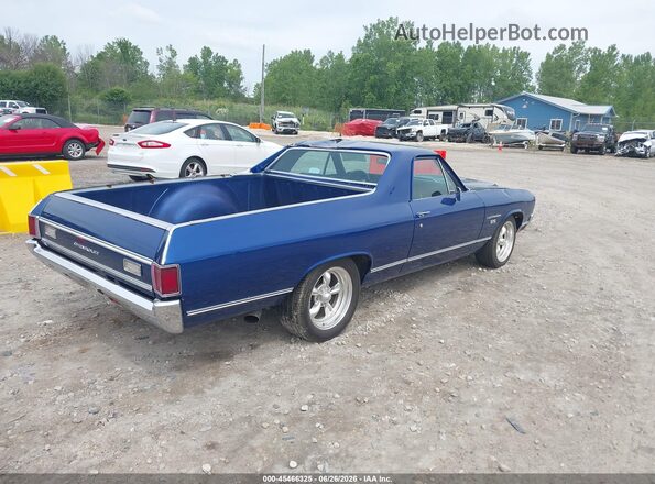 136800L207038     1970 CHEVROLET EL Синий Задняя правая четверть