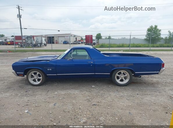 136800L207038     1970 CHEVROLET EL Синий Вид задней части салона