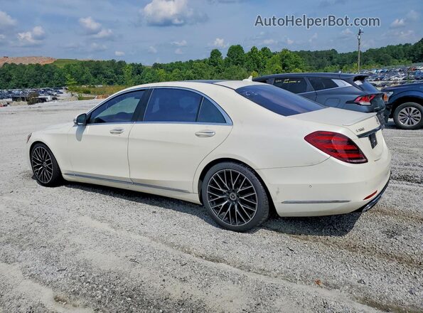 WDDUG8GBXKA490467 2019 MERCEDES-BENZ S-CLASS White 