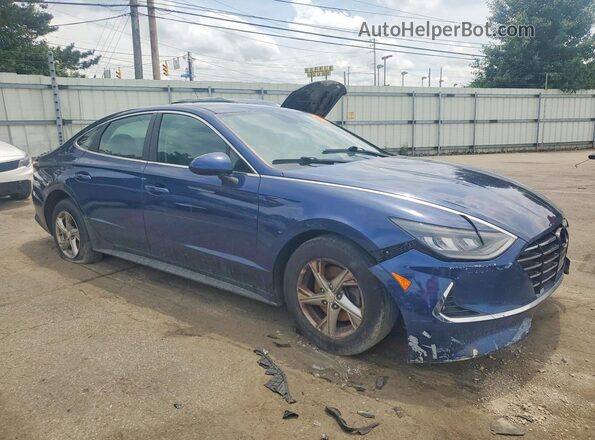 5NPEG4JA3MH128256 2021 HYUNDAI SONATA Синий Вид спереди