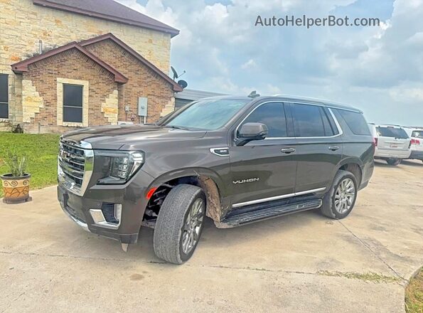 1GKS1BKD6MR441493 2021 GMC YUKON Brown Задня права чверть