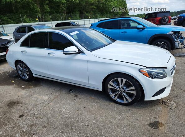 55SWF4JB8HU226539 2017 MERCEDES-BENZ C White Front view